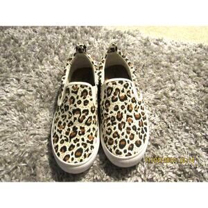 Trendy Animal Print Sneakers – Size 7